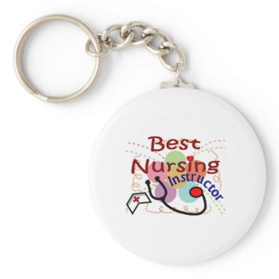 Nursing Instructor Gifts Key Chain by gailg1957