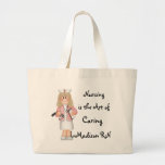 Nursing is the Art of Caring Canvas Bags