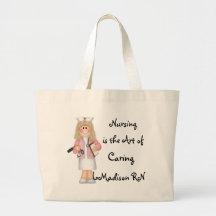 Nursing is the Art of Caring Canvas Bags