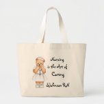 Nursing is the Art of Caring Tote Bags