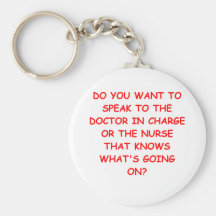 nursing joke keychains