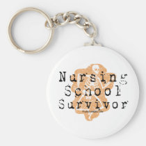 Nursing School Survivor keychains
