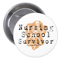 Nursing School Survivor buttons