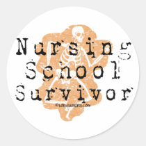 Nursing School Survivor stickers