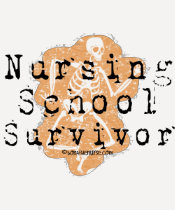 Nursing School Survivor t-shirts