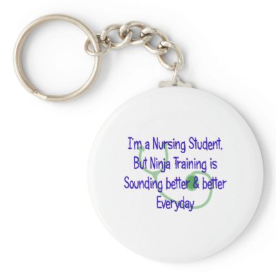 Nursing Student in Training Key Chain by gailg1957
