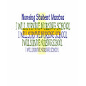 Nursing STUDENT MANTRA t-shirts