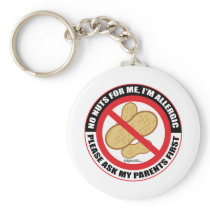 Nut Allergy Key Chains