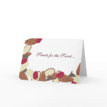 nut fruit chocolate baking bakery greeting note... cards