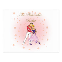 nutcracker-clara and her prince postcard