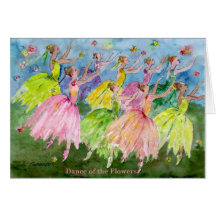 Nutcracker Dance of the Flowers Card