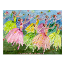 Nutcracker Dance of the Flowers Postcard