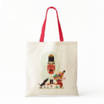 Nutcracker Guarding Christmas Toys bags