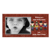 Nutcracker Photocard Photo Greeting Card