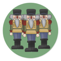Nutcracker Round Stickers