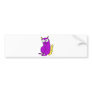 Nutcracker squirrel that cracks nuts bumper sticker