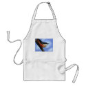 NUTHATCH IN OIL PASTEL: ART: BIRD aprons