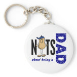 Nuts About Being A Dad keychains