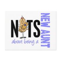 Nuts About Being A New Aunt 1 Blue