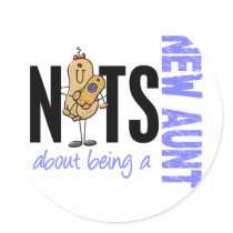 Nuts About Being A New Aunt 1 Blue
