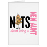 Nuts About Being A New Aunt 1 Pink Cards