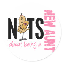 Nuts About Being A New Aunt 1 Pink