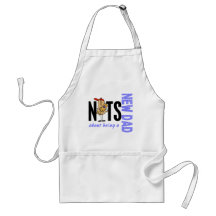 Nuts About Being A New Dad 1 (Blue) Aprons