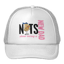 Nuts About Being A New Dad 1 (Pink) Hat