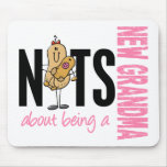 Nuts About Being A New Grandma 1 Pink Mouse Mat