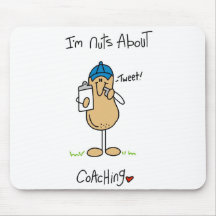 Nuts About Coaching T-shirts and Gifts Mouse Pad