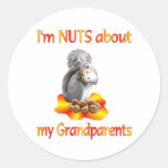 Nuts about Grandparents Sticker