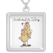 Nuts About My Sister T-shirts and Gifts Jewelry