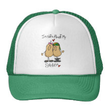 Nuts About My Soldier T-shirts and Gifts Mesh Hat