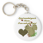 Nuts About You keychains
