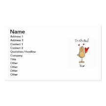 Nuts About You T-shirts and Gifts Business Card