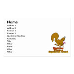 Nuttier Than a Squirrel Turd Funny Design business cards