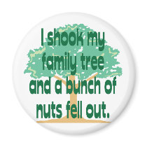 Nutty Family Fridge Magnet