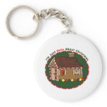 Nutty Gingerbread House keychains