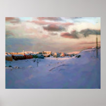 Nuuk - By Ozborne Whilliamsson Poster