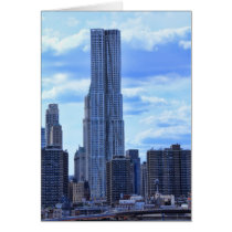 NY By Gehry / 8 Spruce St from the East River A1 Card