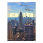 NY City Skyline Empire State Building, WTC Personalized Invitations