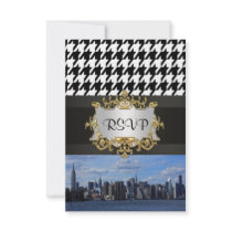 NY City Skyline Invitation Suite - B1 RSVP