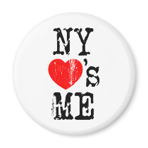 NY Loves Me magnets