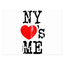 NY Loves Me Postcard