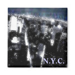 NYC Aerial New York City magnets