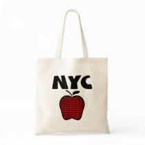 NYC - Big Apple With All 5 Boroughs Tote Bag