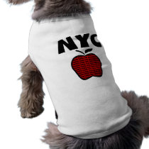 NYC - Big Apple With All 5 Boroughs Pet Tee Shirt
