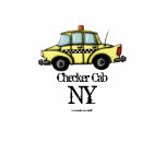 NYC, Chequered Cab cool t-shirt design