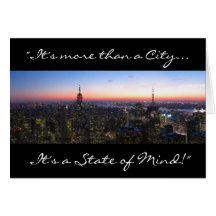 NYC, "It's more than a City... Greeting Card