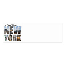 NYC New York City Montage Business Card